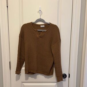 Waffle Knit Sweater